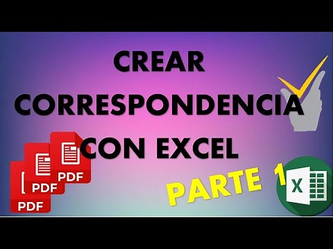 Como elaborar Documentos masivos en Excel - Correspondencia con Macros para obtener PDF