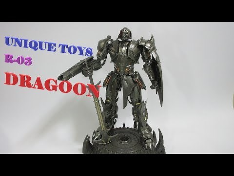 【TF非正規玩具レビュー】 海外の変形玩具 UNIQUE TOYS R-03 DRAGOON（Part 1）, aka Megatron(TLK)