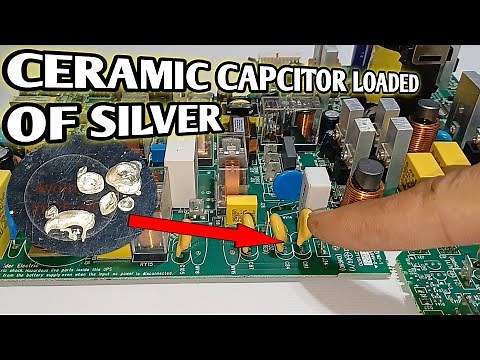 HOW TO RECOVER SILVER FROM CERAMIC CAPACITOR | CERAMIC CAPACITOR SILVER RECOVERY