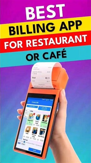 Best Billing App for Restaurant and Cafe | Live Demo #shorts #posbilling