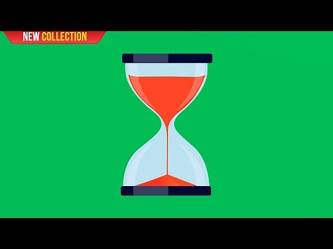 Green Screen Hourglass Animated | 4K | Global Kreators