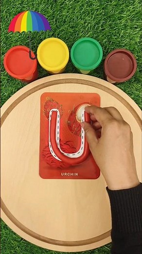 Play-Doh Letter U – Let’s Play & Learn | ABC Alphabet Song #bouncepatrol #toddlerlearning #shorts