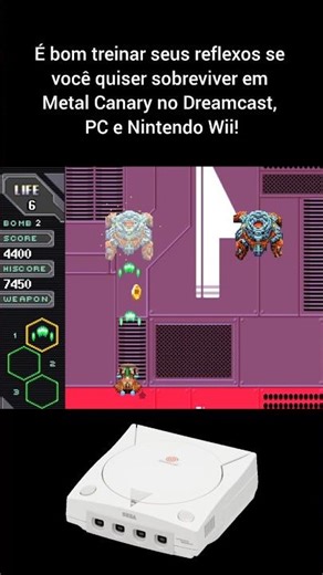 Metal Canary - Dreamcast - Nintendo Wii - PC #shorts #dreamcast #retrogaming #retro