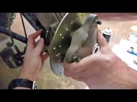 Polaris Sportsman Brake Pads & Rotors replacement + Alignment