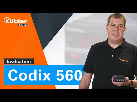 Multifunction preset counter Codix 560 – installation and programming | Kübler Group