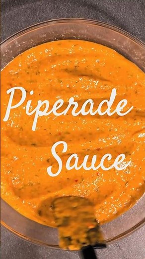 Perfect Sauce for Ratatouille: Easy Piperade Recipe #shorts