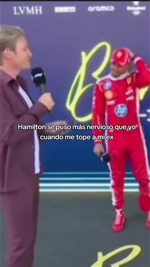 Mismo circuito, 10 años después y todavía no sabe a dónde mirar 🫠 #lewishamilton #nicorosberg #brocedes #f1 #ferrari