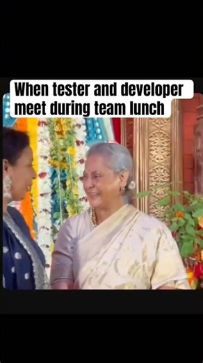 When Developer and Tester Meet During Team Lunch 😂 | #shortsindia #shorts #comedy #funny