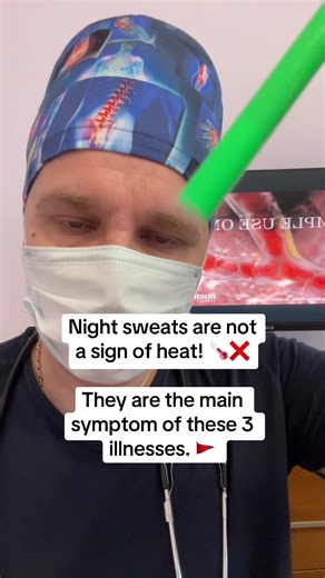 Night Sweats After 40? Don't ignore These Signs! Nightsweats can sometimes be linked to underlying health conditions and should not always be ignored. This video is educational only and encourages professional medical evaluation when symptoms persist. #health #nightsweats #healthtips #medicaleducation #wellness