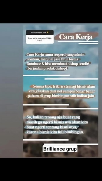 LOWONGAN PEKERJAAN! Mau income 100rb-500rb sebulan kak?? Bisa banget dong BISNIS INI SANGAT COCOK UNTUK IRT,PELAJAR,KULIAH, KERJA,PENGANGGURAN untuk semua kalangan ⚠️ BIG PROMO HANYA UTK 10 ORANG PERTAMA ⚠️Penghasilan Minimal 100rb-500 rb/Hari !!! Kamu mau kan biar ATM gendut 😊 YUK JOIN 😘 ❌NO MLM ❌NO JUDI ❌NO MONEY GAMES 100% halal Penasaran?? cuss tanya/Fiks join👇 WA: 082117086991 #bisnispelajaronlin #fypage #cuanonline #popular #fyp #bisnisdarirumah #bisnis202 #database #databases #viral #r