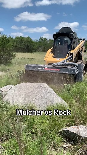 2.2M views · 3.2K reactions | Rock mulcher  #grimreaperindustries #rockmilling #skidsteer rock milling #rockcrusher #rockcrushing #fyp #hillcountry #texas #mulching #forestrymulching #forestry #forestrymulcher #mulcher #landclearing #landmanagement #cat #asv #supertrak #takeuchi #deere #siteprep #excavation #fyp #machinery #mulchermafia #huntingland #bluecollar rock crushing skid steer rock crusher | Grim Reaper Industries | Facebook