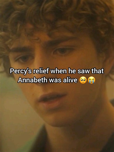 Percy was SO relief when he saw that Annabeth was okay 😭🤌🏻 #percyjackson #pjo #percabeth #fy #walkerscobell