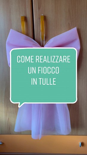 Tutorial fiocco in tulle per neonato