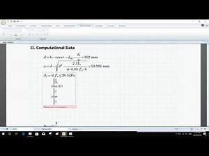 Mathcad Prime 5: Rectangular Beam Design 2