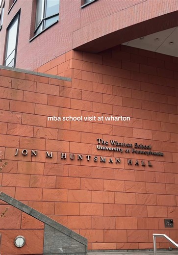 Explore Wharton’s MBA program with me! #mba #wharton #upenn #gradschool #businessschool