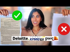 I Got Hired At Deloitte Using THIS CV (& Passed ALL Big 4 Screenings!)