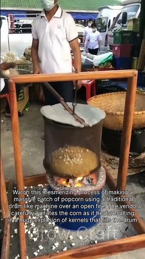 Traditional Popcorn Making