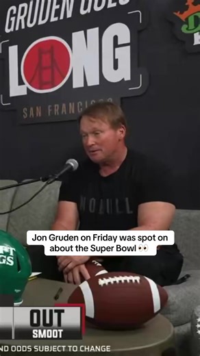 Jon Gruden Predicts Super Bowl 60 Outcome