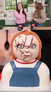 Watching a cake creation take shape