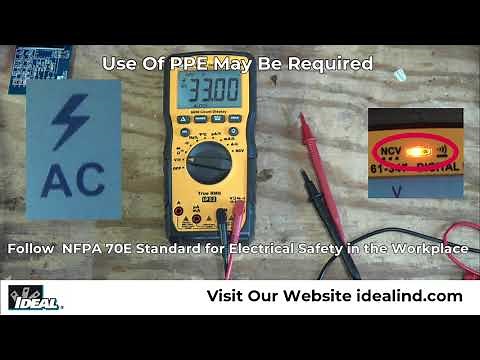 Learn How To Use the 61-347 IDEAL Digital Multimeter