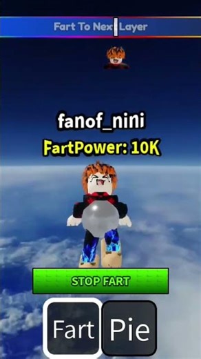 I'm In space from a fart #roblox #animation #memes