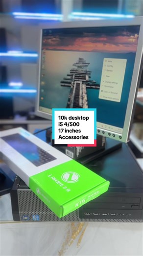 10k desktop i5 4/500 17 inches Accessories #techtok #desktop #pc #affordablecomputer #affordabledesktopcomputers
