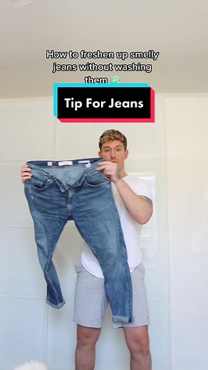 How to Remove Chemical Smell from Jeans Without Washing | Smelly Jeans Hack!