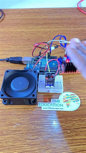 Uploading thoughts | Engineering | Electronics on Instagram: "Controlling DC Motor Speed with Gestures using IR Sensor & Arduino"