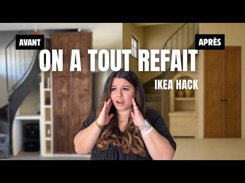 Transforming the space under the stairs | IKEA HACK (after a major failure)