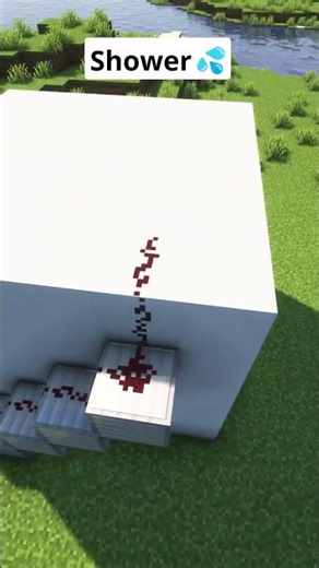 Minecraft Working Shower💦 #shorts