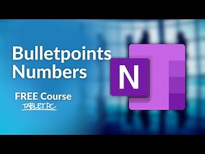 How to Make Bullet Points and Numbered Lists in OneNote Desktop