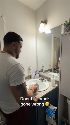 Ralph Lopez | Donut 🍩 prank gone terribly wrong 😩😩🤣 #fypageシ #husbandandwifecomedy #viral #funny #funnyvideos Team Loca Mom | Instagram