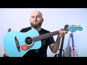 My new guitar Fender Malibu Player - Review, Demonstration and Unpack