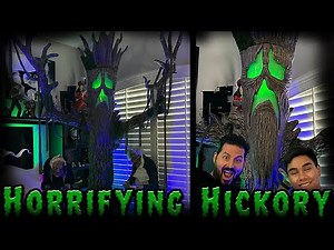 Unboxing the 2025 Home Depot 9ft Horrifying Hickory Tree | Home Depot Halloween Tree