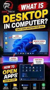 Desktop Kya Hota Hai? 🤯 | Computer Basics for Kids