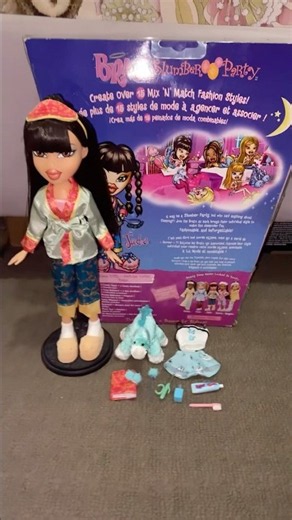 Bratz Slumber Party Jade!🐈‍⬛ #bratz #bratzslumberparty #bratzjade #bratzdollz #bratzdoll