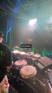 Monika's evolving...🥁🙌🏼 #visuals #liveshow #festival #monika | Monka