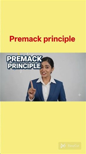 premack principle #psychologyfacts #psychology #dailypsychology