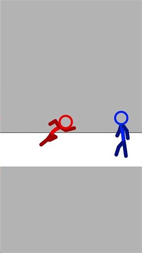 stick man punch animation