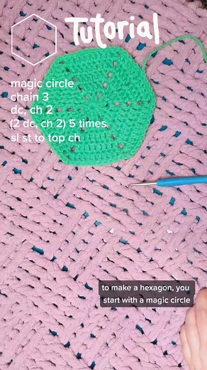 Crochet Hexagon Tutorial: Part 1