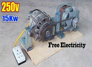 60K views · 1.7K reactions | Fk Tech How TO Generate Homemade Infinite Energy With A Car Alternator and Washing Machine | April Full | Facebook