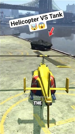 Helicopter vs Tank in Every GTA Game #gta5 #gaming