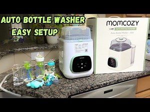 Unboxing + Easy Setup Momcozy KleanPal Pro Baby Bottle Dish Washer - Sterilizer & Dryer Combo