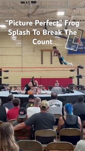 “Picture Perfect” Frog Splash To Break The Count #prowrestling #independentwrestling