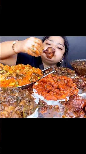ASMR EATING SPICY 🔥🥵 CHICKEN LEG PIECE #mukbang #asmreating #youtubeshorts #food #ytshorts