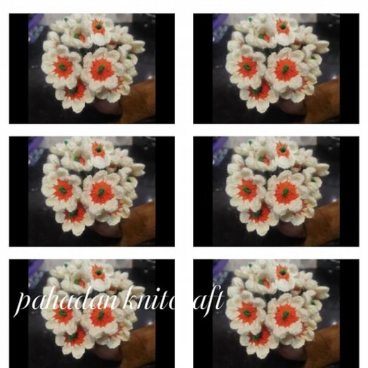 Easy Knitting Flower DIY | 1 Minute Flower Tutorial" #songlyrics