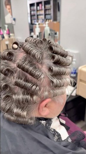 Salon-Style Roller Set Technique #hairstyle #hairmaster #longlayerhaircut #hair