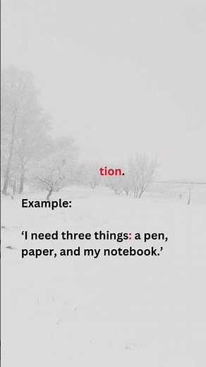 Quick Punctuation Tip: When to Use Colons vs. Semicolons!