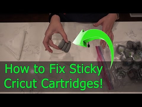 How to Fix Sticky Cricut Cartridges
