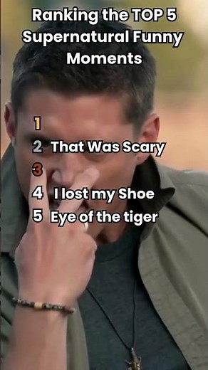 Top 5 Funniest Moments in Supernatural 🤣
